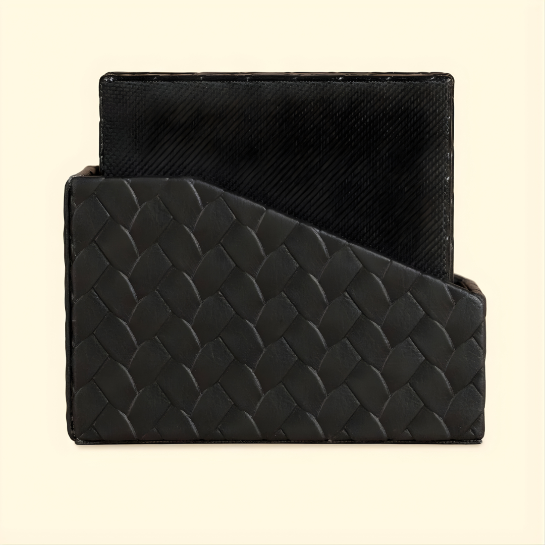 Pure Leather Coaster Set - Set Of 6