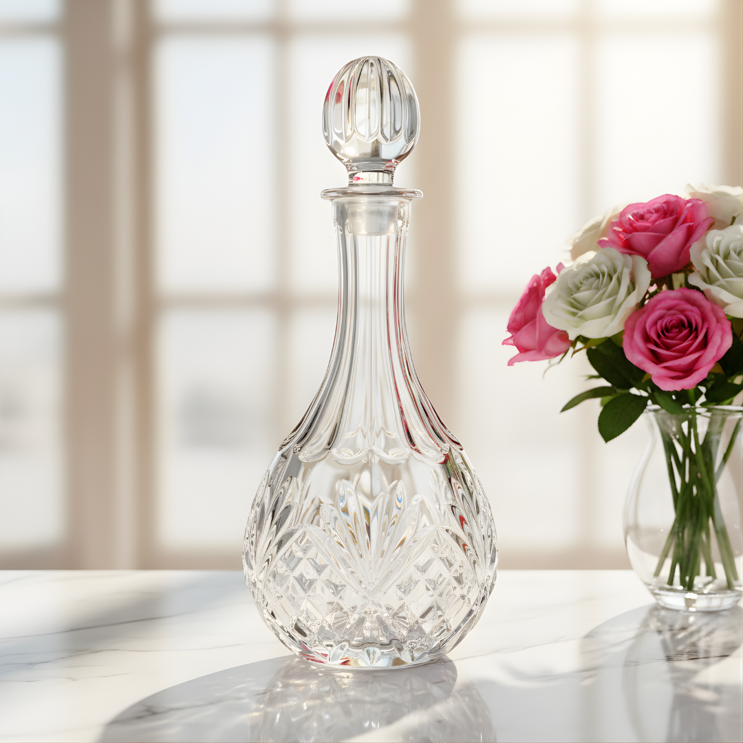 Emperor's Crystal Whiskey Decanter - Made In Italy