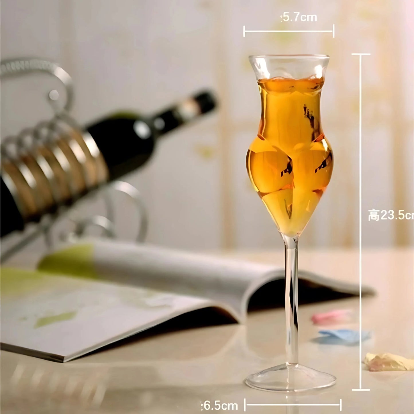 The Lady Champagne Glass - Made Of Crystal