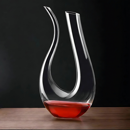 Crystal U Shaped Decanter