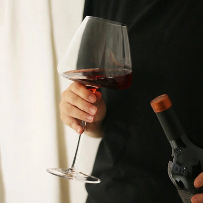 Timeless Wine Glass - Long Stem - Made Of Sapphire Crystal - 28cm Long