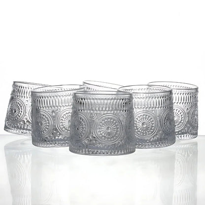 Embossed Revolving Glass