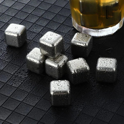 Whiskey Chilling Stones With Tong