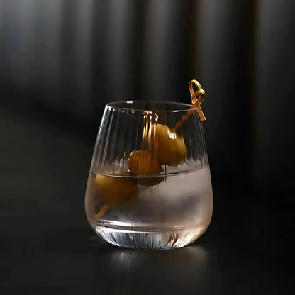 Stripped Whiskey Glass (Pack Of 6) P1 - Made In Italy