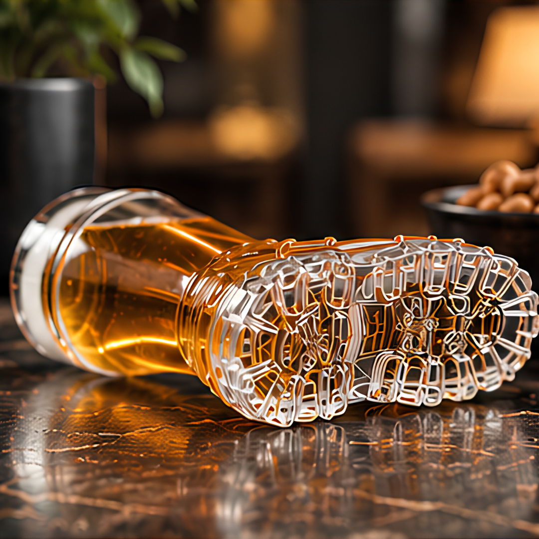 Boot Beer Glass Set Of 4 - Made Of Crystal