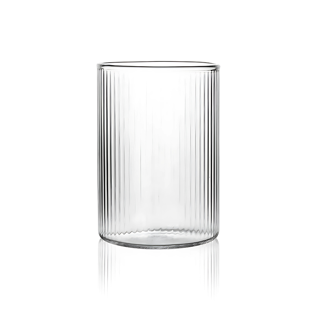 Stripped Plain Water Glass (Pack Of 6)