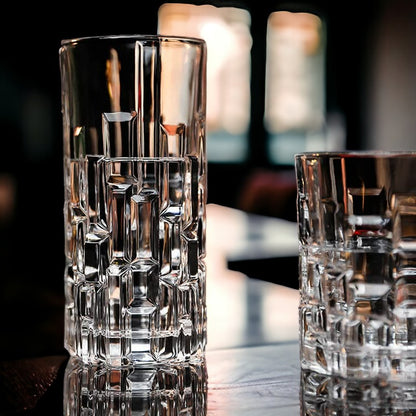 Crystal Cut Hi Ball Glass (Pack Of 6)