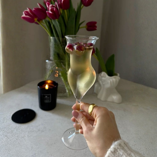 The Lady Champagne Glass - Made Of Crystal