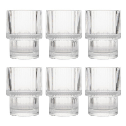 Eternia Ribbed Tumbler (Pack Of 6