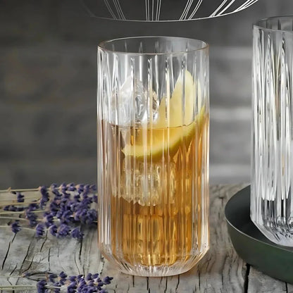 Ribbed Hi-Ball Glass (Set Of 6)