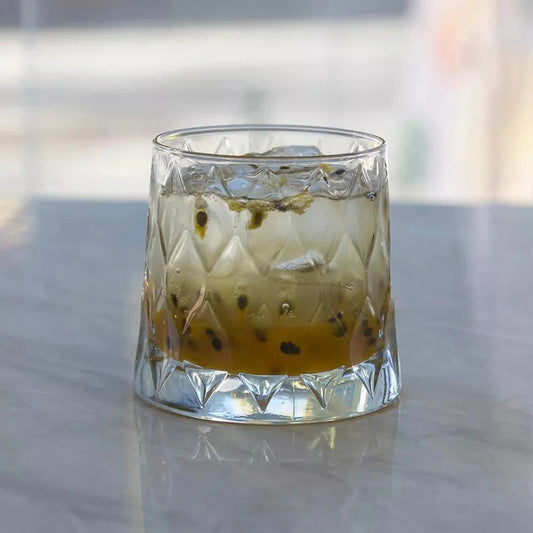 Leafy Whiskey Glass (Made In Italy) (Set Of 4)