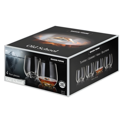 The Connoisseurs Rum Glass – Set of 4 (Made in Czech Republic)