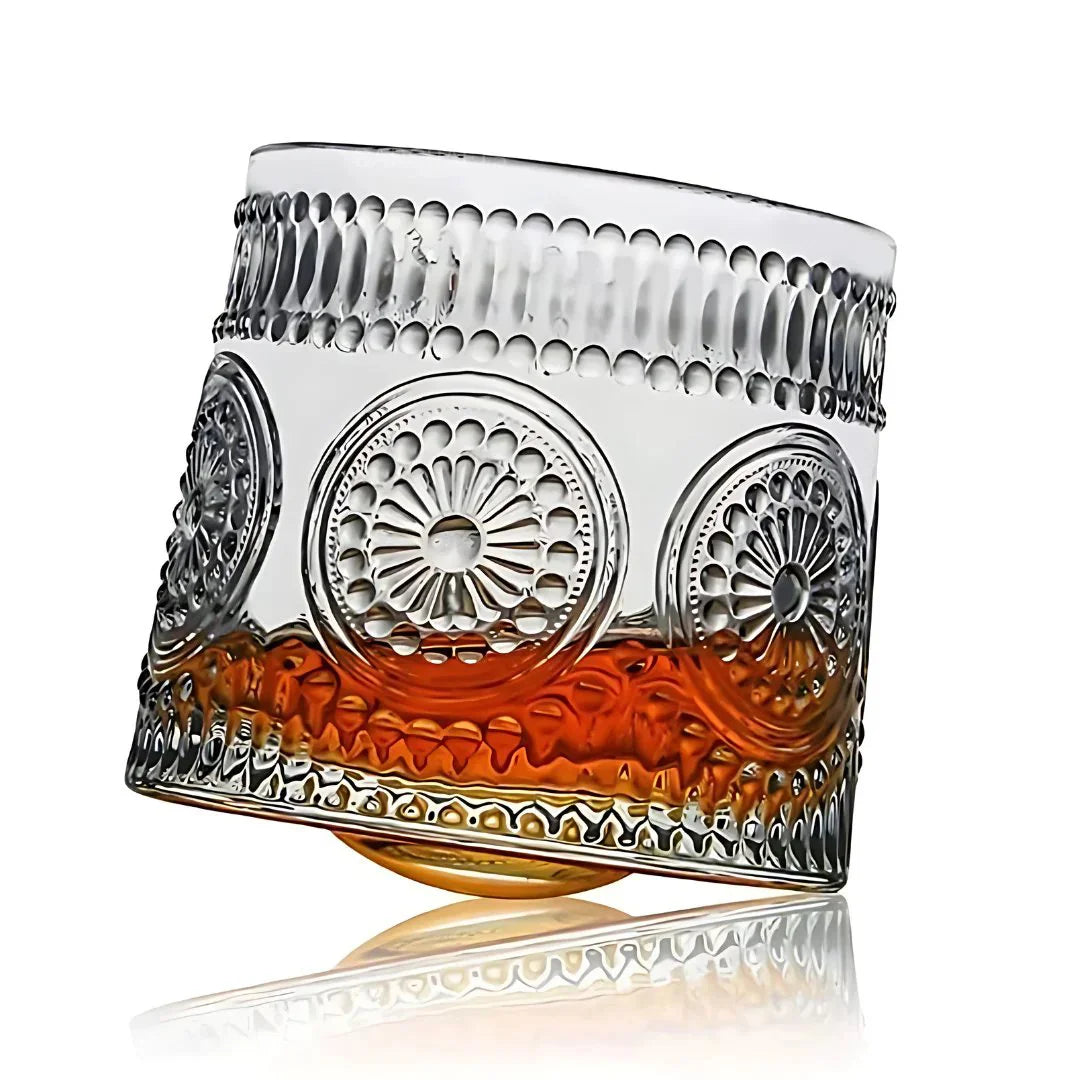 Embossed Revolving Glass