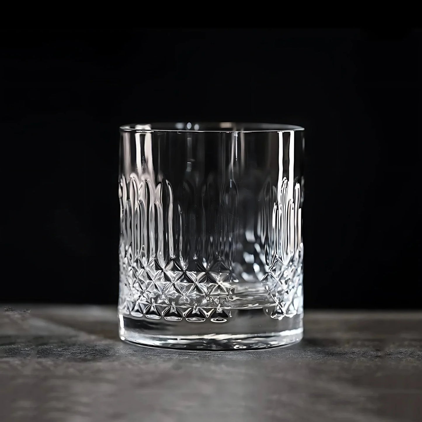 Made In Italy -Diamante DOF Crystal Whiskey Glass - Set Of 4