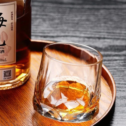 Revolving Quartz Whiskey Glass - Set Of 6
