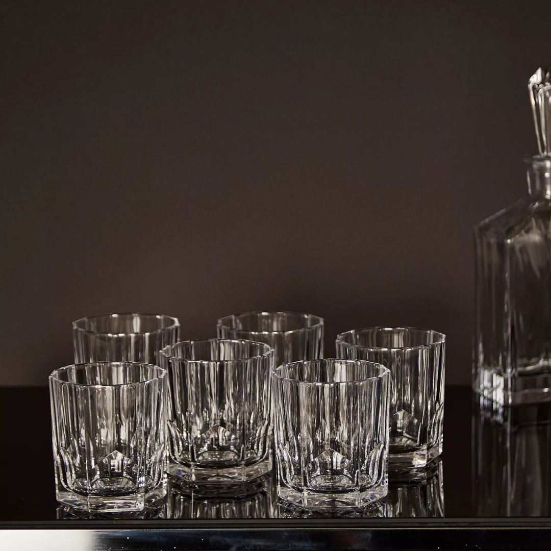 Aspen Crystal Decanter Set - Made With Sapphire Crystal