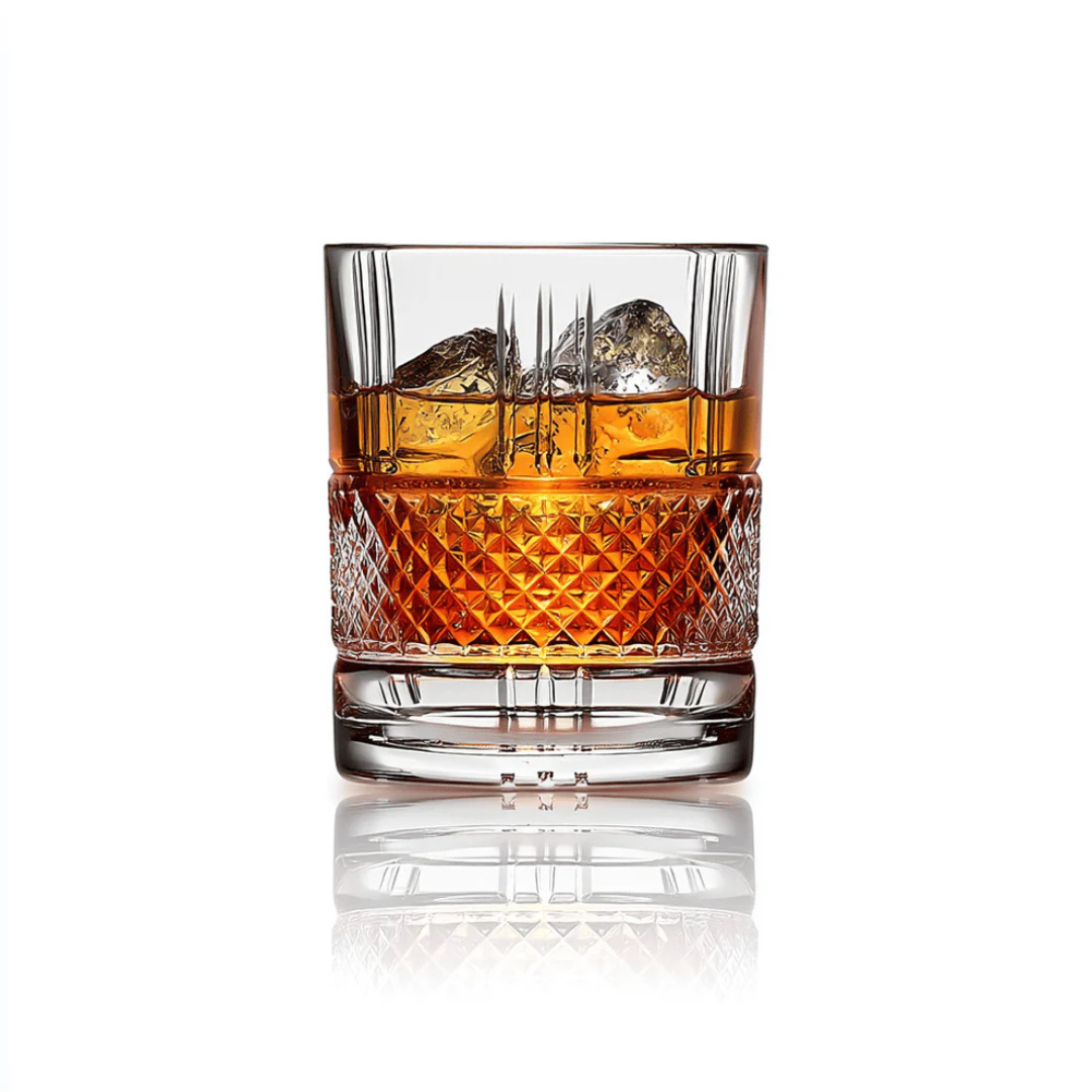 Quirky Crystal Whiskey Glass (Pack Of 6) - Made In Italy