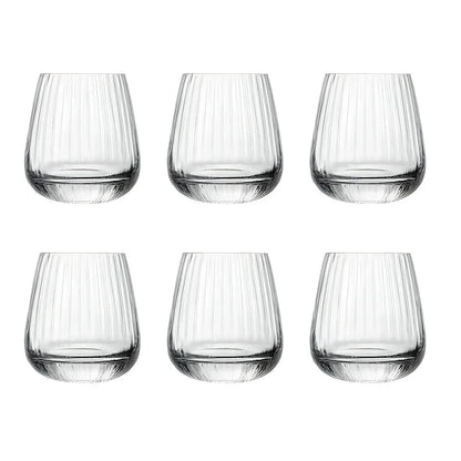 Stripped Whiskey Glass (Pack Of 6) P1 - Made In Italy
