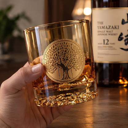Crystal Bonsai Whiskey Glass Set of 6 for Japanese Whiskey