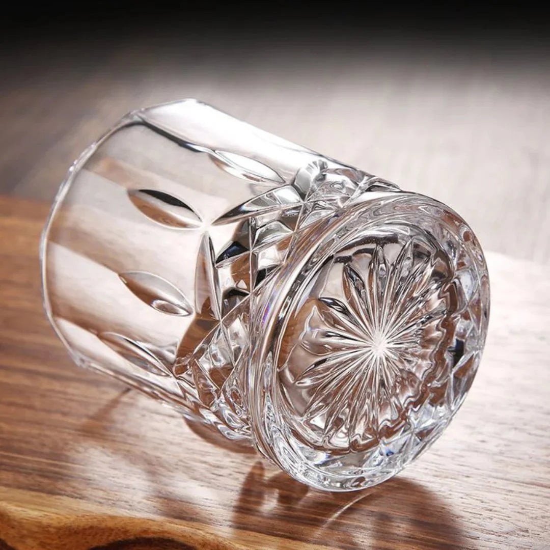 The Senior’s Crystal Whiskey Glass - Set 0f 6 - Made in Slovakia