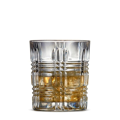 Eclipse Round Cap Crystal Whiskey Decanter Set