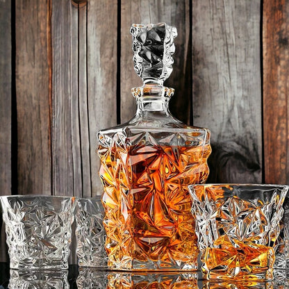 Diamond Whiskey Decanter Set