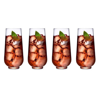 Japanese Crystal Hi Ball Glass - Set Of 6
