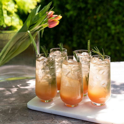 Japanese Crystal Hi Ball Glass - Set Of 6