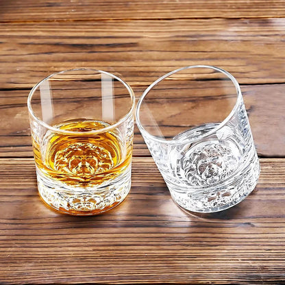 Lion Whiskey Glass - Heavy Crystal - Set Of 6
