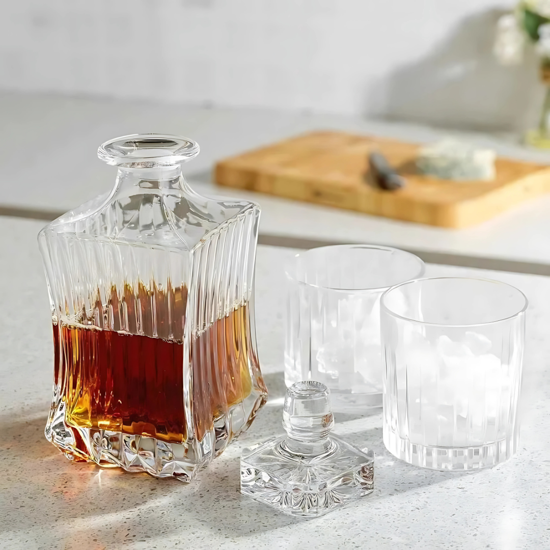 Adagio Crystal Whiskey Decanter