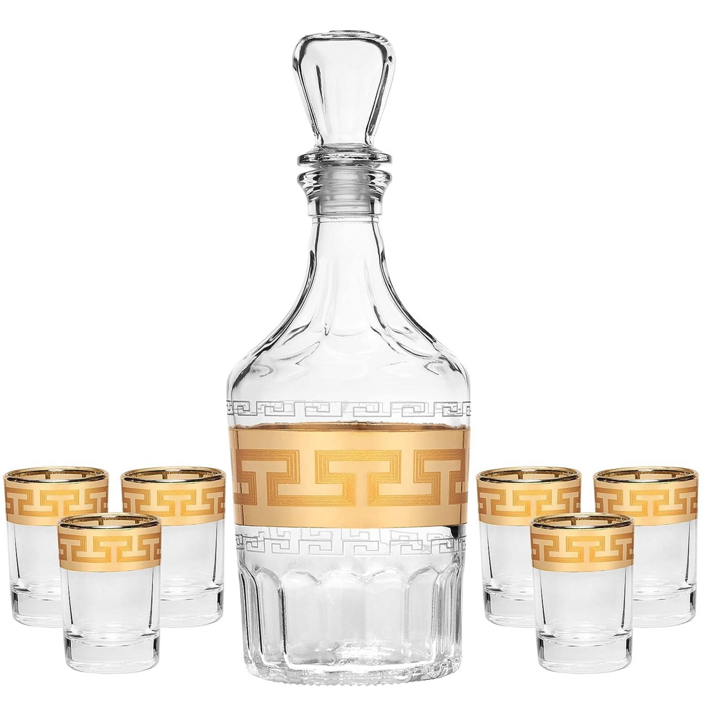 Gold Shot Decanter Set