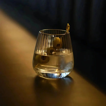 Stripped Whiskey Glass (Pack Of 6) P1 - Made In Italy