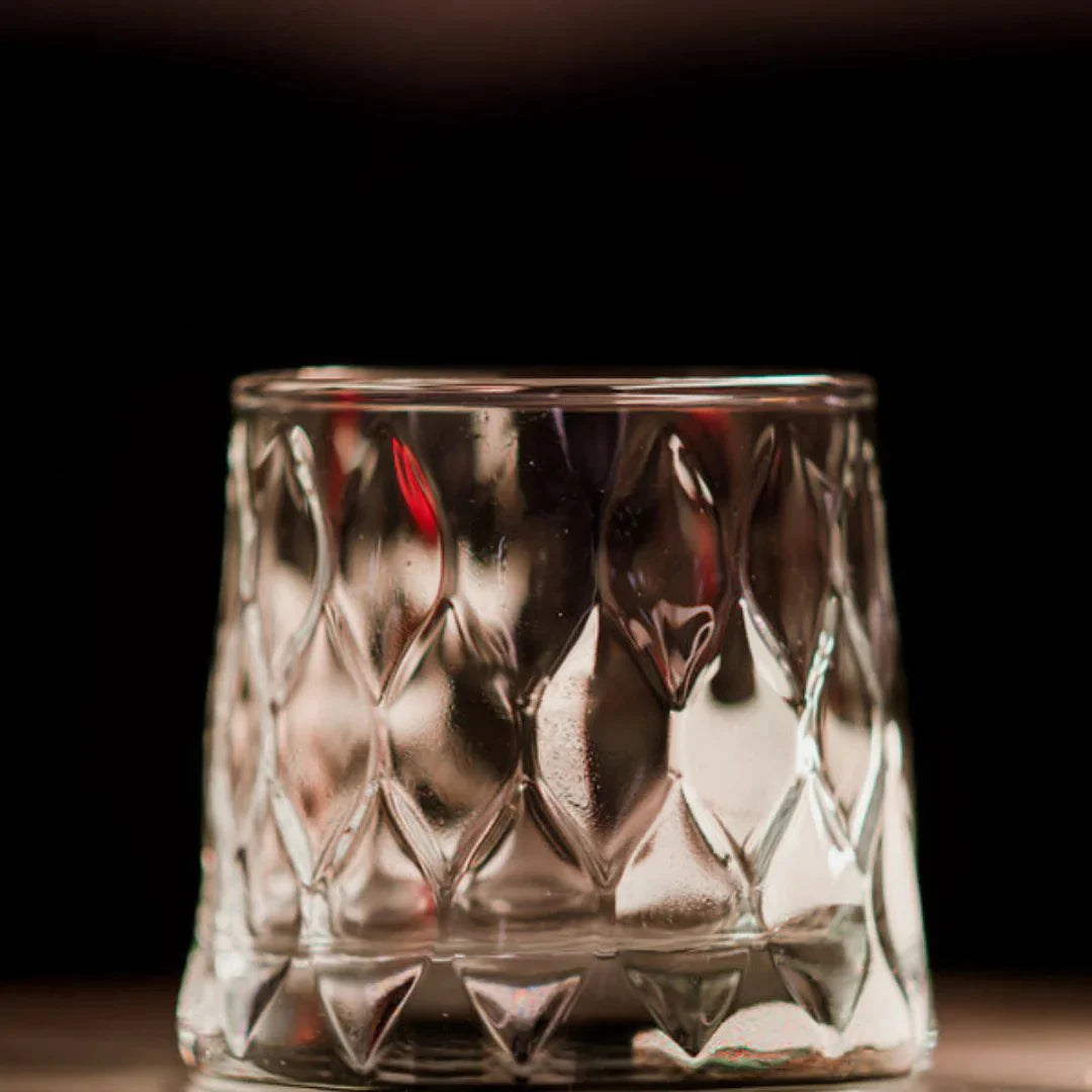 Leafy Whiskey Glass (Made In Italy) (Set Of 4)
