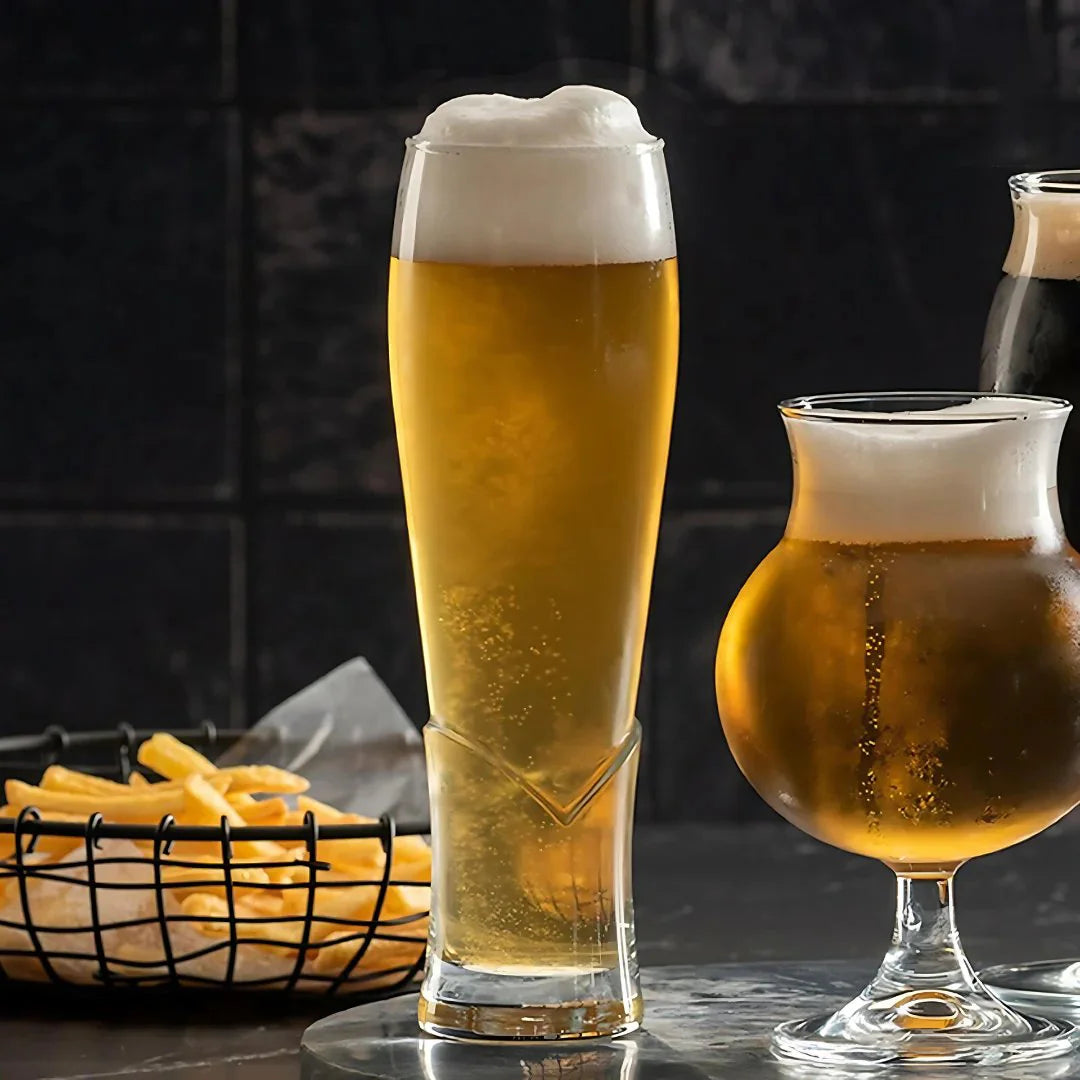 Crimson Beer Glass - Set Of 6