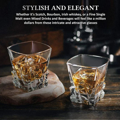 Irish Whiskey Glass ( Set Of 6 ) - Made Of Heavy Crystal