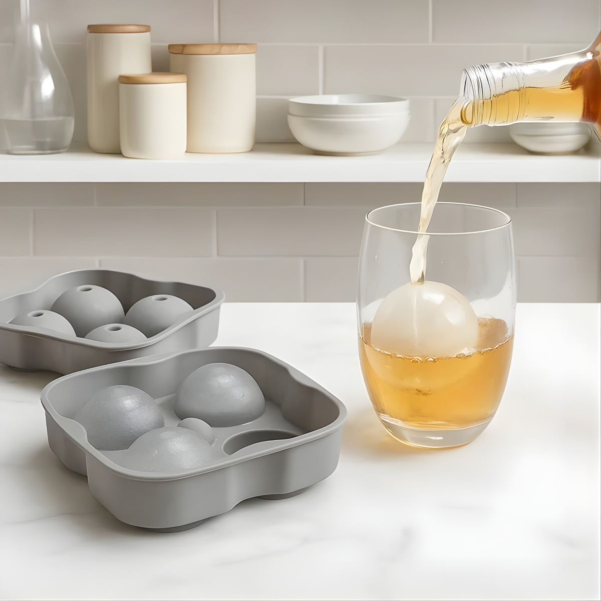 Perfect Ball Ice Cube tray - Set Of 6 Piece