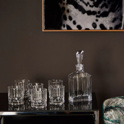 Aspen Crystal Decanter Set - Made With Sapphire Crystal