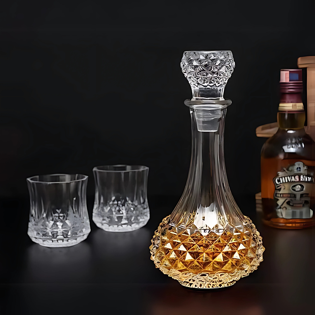The King's Decanter Set (With Ice Bucket)