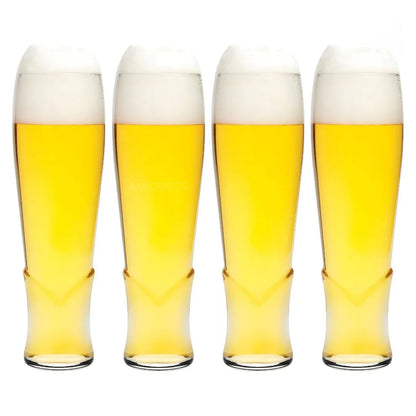 Crimson Beer Glass - Set Of 6