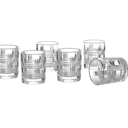 Eclipse Round Cap Crystal Whiskey Decanter Set