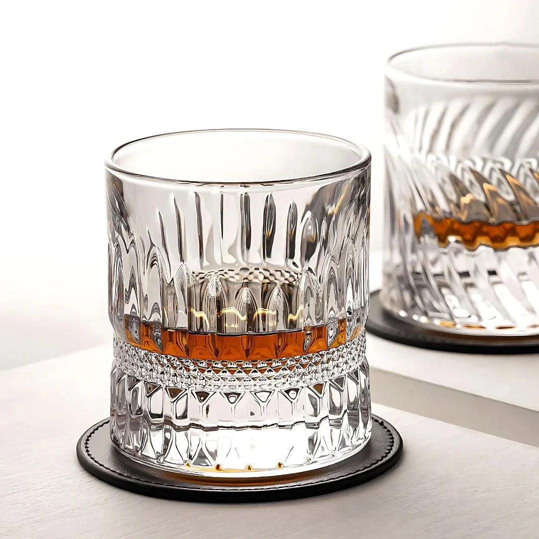 Grode Heavy Base Whiskey Glass - Set Of 6 -Heavy Crystal