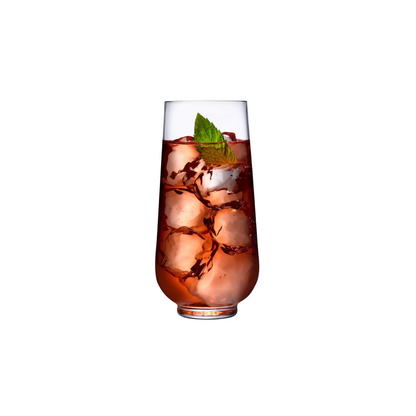 Japanese Crystal Hi Ball Glass - Set Of 6