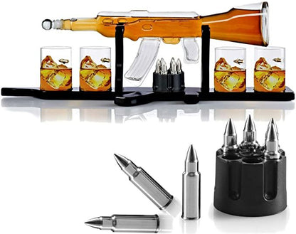Rifle Decanter Set
