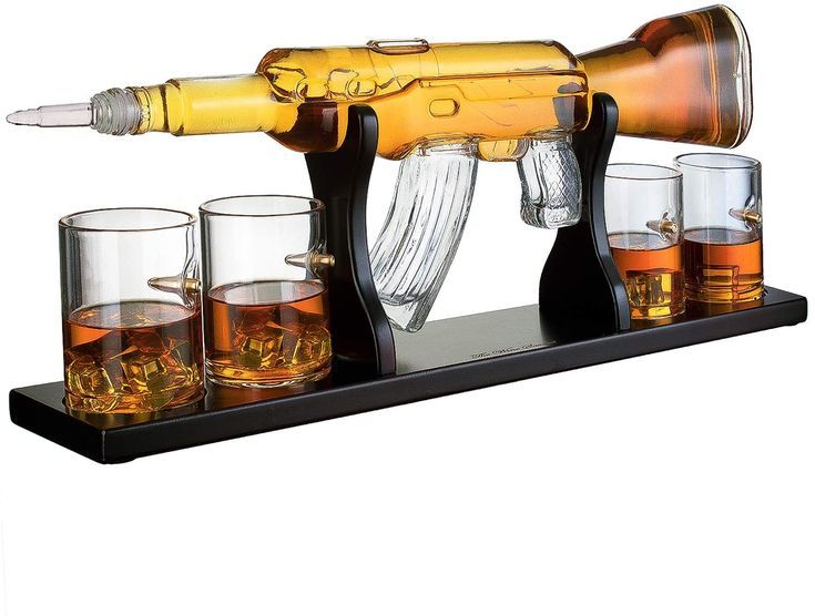 Rifle Decanter Set