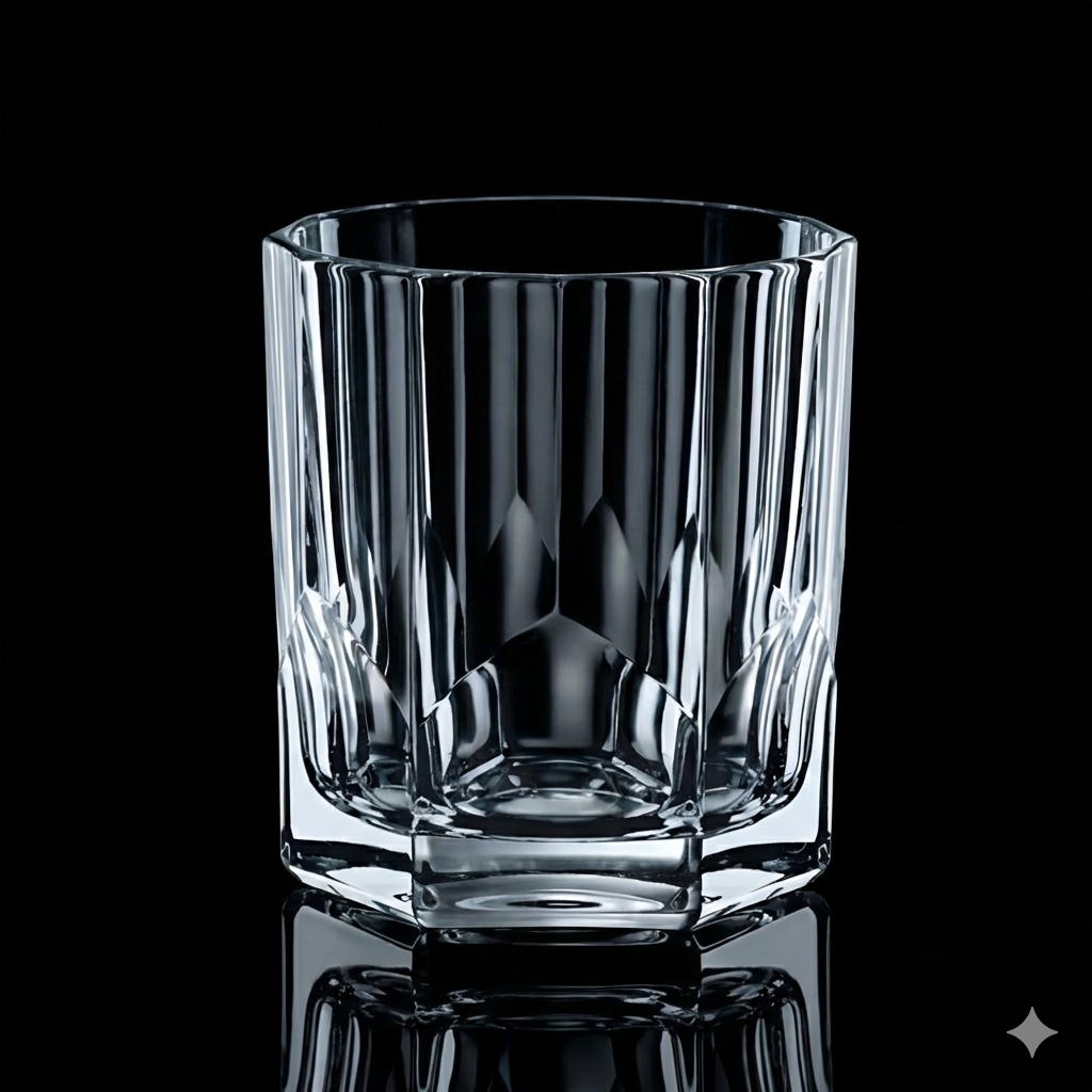 Heavy Crystal Whiskey Glass - Made in Italy