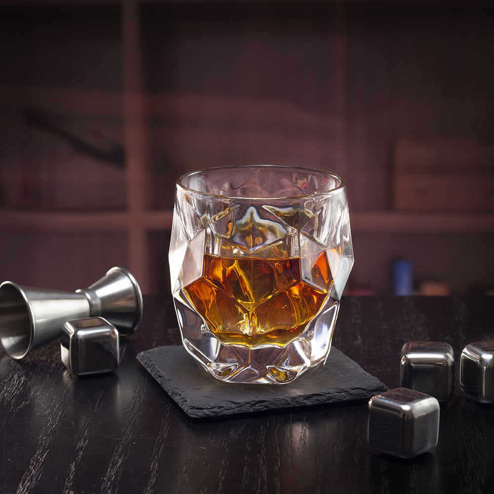 Diamond Hearth Whiskey Glass - Set Of 6 - Pure Crystal