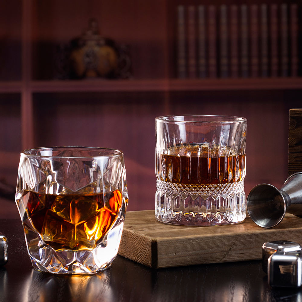 Diamond Hearth Whiskey Glass - Set Of 6 - Pure Crystal