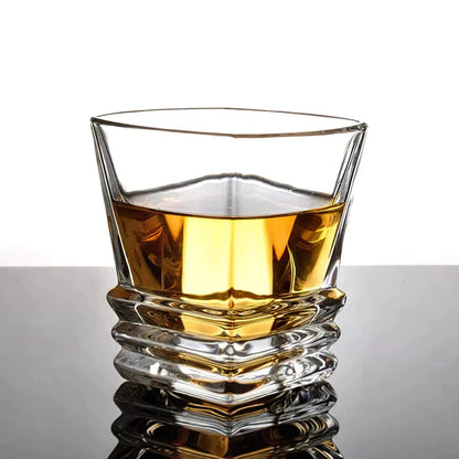 Luxury Square Whiskey Glass - Set Of 6
