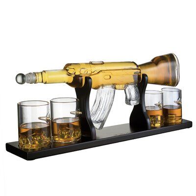 Rifle Decanter Set