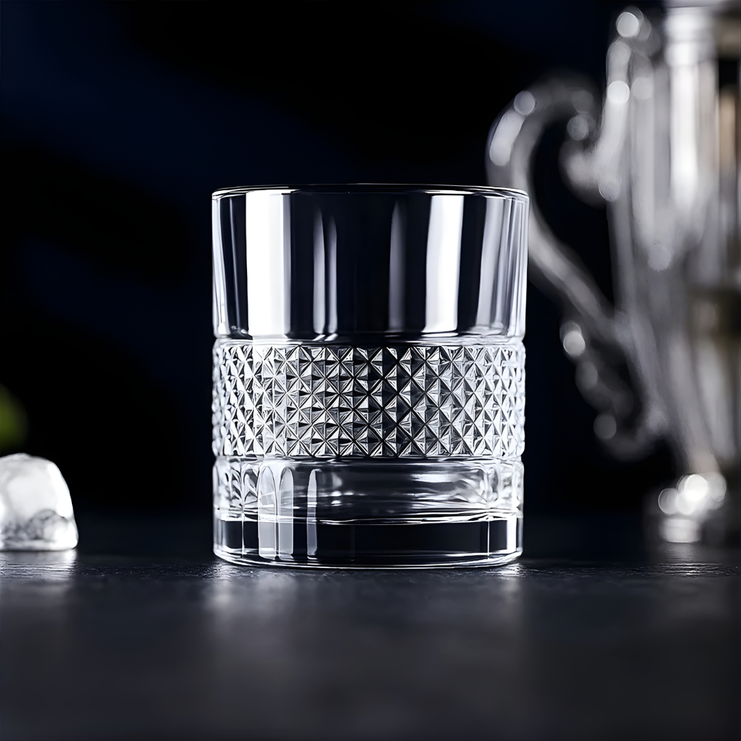 Quirky Crystal Whiskey Glass (Pack Of 6) - Made In Italy